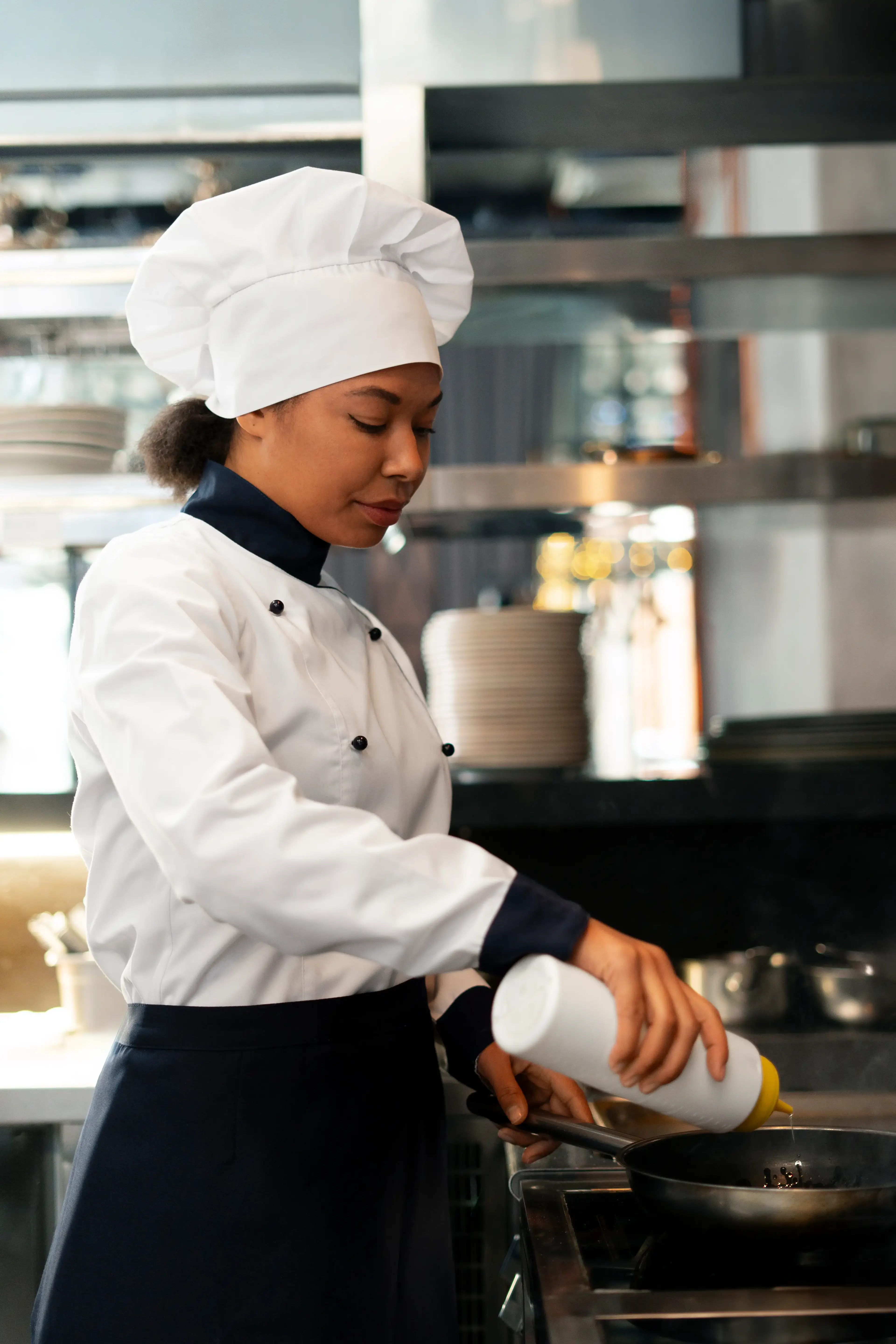 Chef cooking